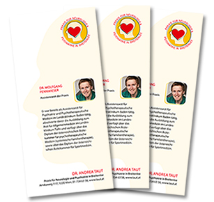 flyer A5 Wickelfalz, Digitaldruck, physiotherapie,  by alexandra della toffola | grafiker/in in Wien