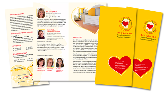 flyer A5 Wickelfalz, Digitaldruck, physiotherapie,  by alexandra della toffola | grafiker/in in Wien