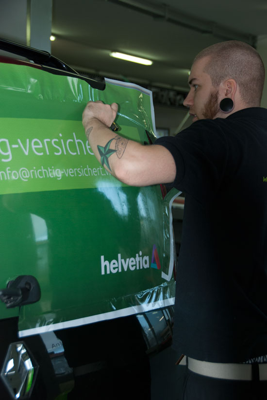 Gestaltung Autobeschriftung - Alexandra Della Toffola