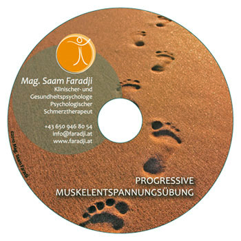 Audio CD Design Progressive Muskelentspannung Psychologische Praxis 2010
