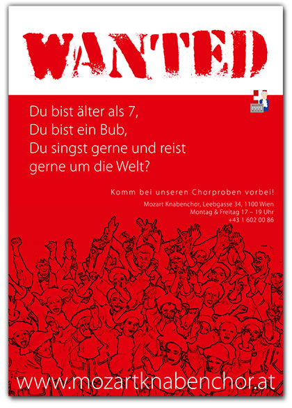 Flyer Werbung Chor