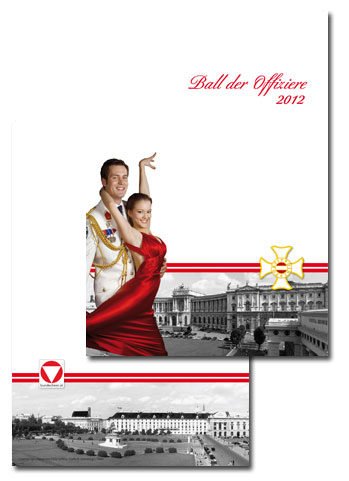 Einladung Ball der Offiziere 2012 Österreichisches Bundesheer, by alexandra della toffola | grafiker/in in Wien