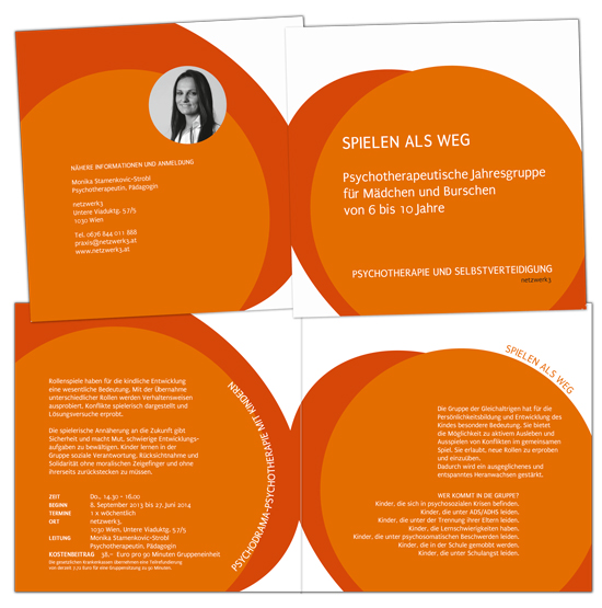 Folder Psychotherapie für Kinder