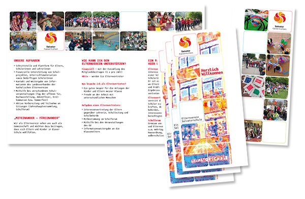 Folder für den Elternverein, Design 2012, Alexandra Della Toffola, Grafikerin