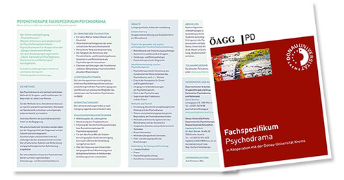 Grafische Gestaltung, Folder Fachspezifikum