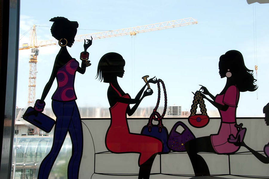 Innenansicht der Folie