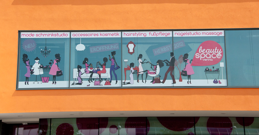 Aussenaffichierung Mode und Beauty