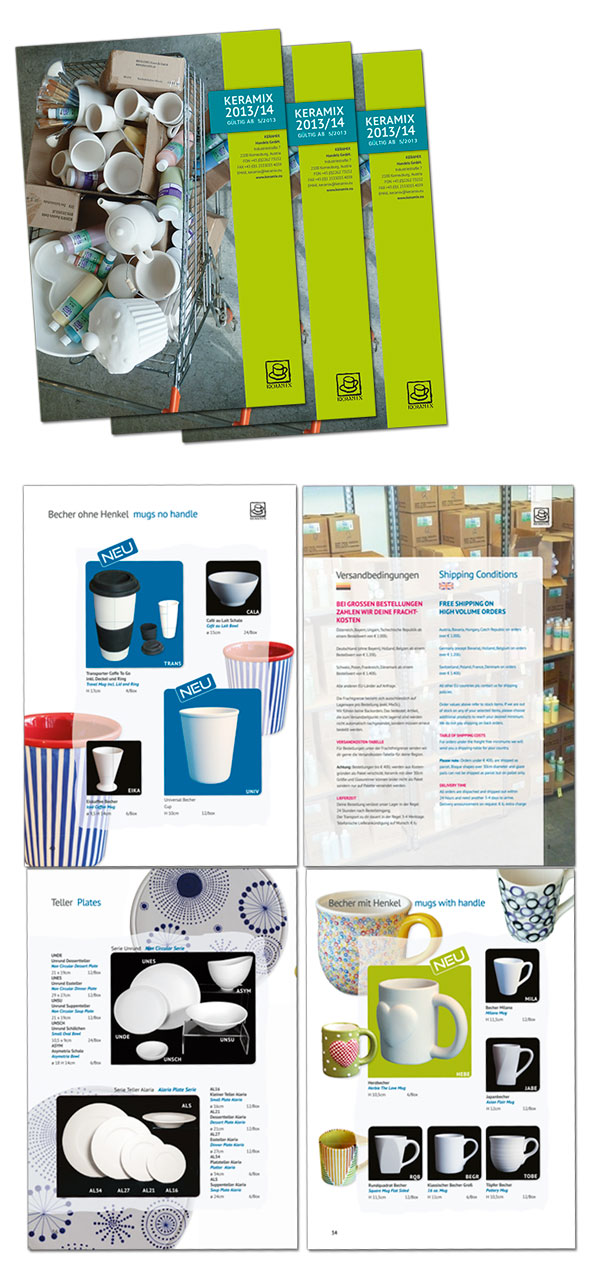 Katalog für Keramik 2011/12, by alexandra della toffola | grafiker/in in Wien