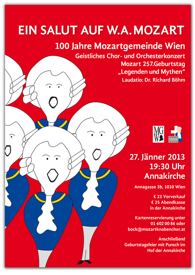 Plakatdesign für Kinderchor