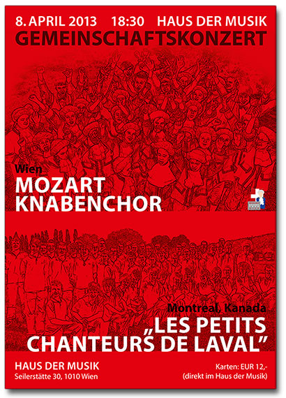 Plakatdesign für Kinderchor
