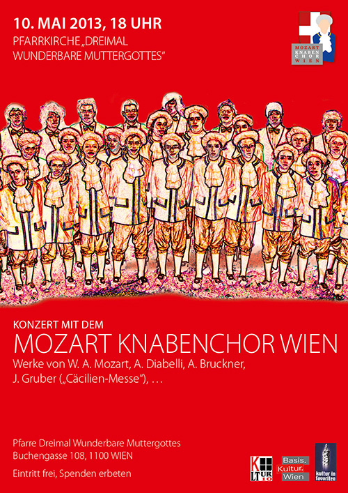 Gestaltung Ankündigungsplakat für Kinderchor