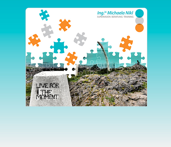 homepage design mit fotomontage Trainerin Webdesign, by alexandra della toffola | grafiker/in in Wien