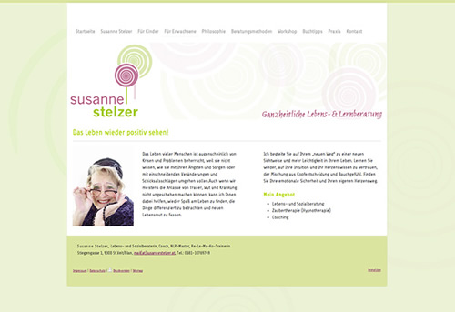 Coaching Homepage Webdesign, by alexandra della toffola | grafiker/in in Wien