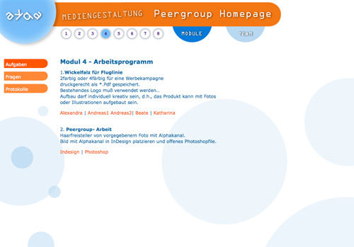 Peergroup Homepage Webdesign, by alexandra della toffola | grafiker/in in Wien